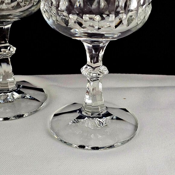 Schott Zwiesel Tango Water Goblets 7" set/3 vertical cuts high-quality crystal f - Picture 4 of 10